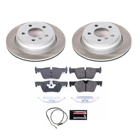 Power Stop 13-18 BMW 320i xDrive Front and Rear Semi-Coated Rotor Kit (1x psbSC6743, 1x psbSC6852) thumbnail 2