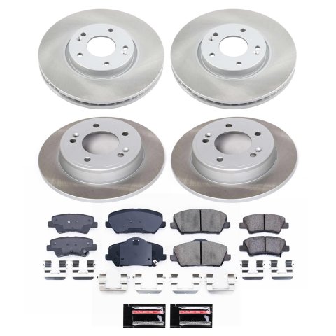 Power Stop 14-16 Kia Forte Koup Front and Rear Semi-Coated Rotor Kit (1x psbSC6502, 1x psbSC6935) thumbnail 5