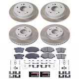 Power Stop 2013 Acura ILX Front and Rear Semi-Coated Rotor Kit (1x psbSC1243, 1x psbSC6490) thumbnail 5