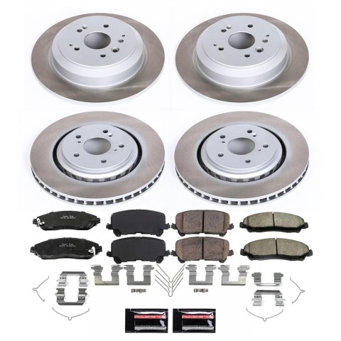 Power Stop 14-16 Acura MDX Front and Rear Semi-Coated Rotor Kit (1x psbSC6953, 1x psbSC6957) thumbnail 5