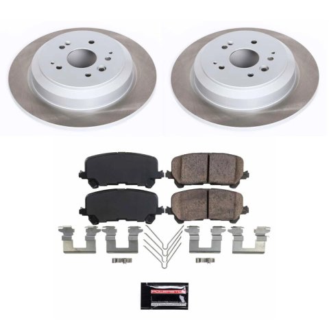 Power Stop 14-16 Acura MDX Front and Rear Semi-Coated Rotor Kit (1x psbSC6953, 1x psbSC6957) thumbnail 7
