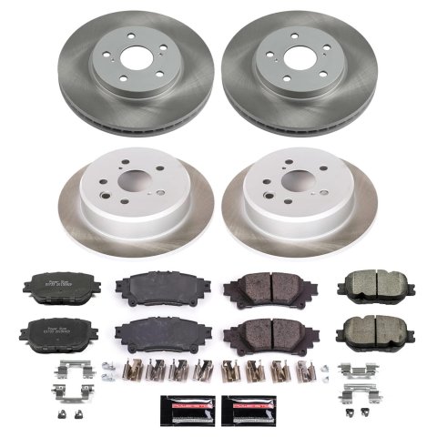 Power Stop 14-15 Lexus IS250 Front and Rear Semi-Coated Rotor Kit (1x psbSC6930, 1x psbSC6990) thumbnail 2