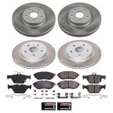 Power Stop 15-19 Subaru Legacy Front and Rear Semi-Coated Rotor Kit (1x psbSC4603, 1x psbSC7039) thumbnail 2