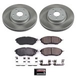 Power Stop 15-19 Subaru Legacy Front and Rear Semi-Coated Rotor Kit (1x psbSC4603, 1x psbSC7039) thumbnail 3