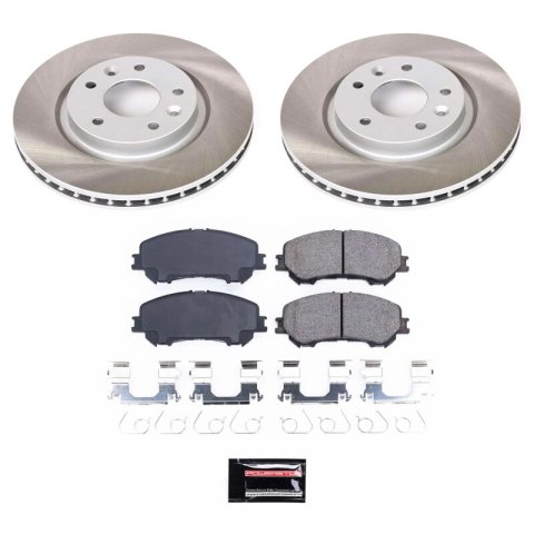 Power Stop 14-20 Nissan Rogue Front and Rear Semi-Coated Rotor Kit (1x psbSC6761, 1x psbSC7036) thumbnail 6