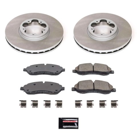Power Stop 15-19 Ford Transit-150 Front and Rear Semi-Coated Rotor Kit (1x psbSC7145, 1x psbSC7150) thumbnail 6