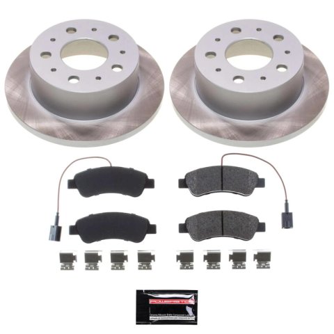 Power Stop 14-21 Ram ProMaster 1500 Front and Rear Semi-Coated Rotor Kit (1x psbSC7306, 1x psbSC7310) thumbnail 2