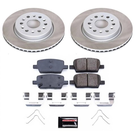 Power Stop 18-20 Buick Enclave Front and Rear Semi-Coated Rotor Kit (1x psbSC7409, 1x psbSC7411) thumbnail 4