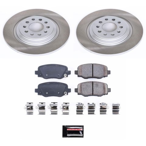 Power Stop 16-22 Jeep Cherokee Front and Rear Semi-Coated Rotor Kit (1x psbSC6542, 1x psbSC7414) thumbnail 8