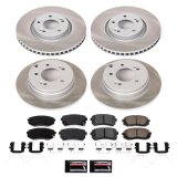 Power Stop 16-18 Hyundai Sonata Front and Rear Semi-Coated Rotor Kit (1x psbSC7505, 1x psbSC7509) thumbnail 5