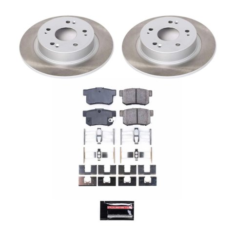 Power Stop 17-22 Acura ILX Front and Rear Semi-Coated Rotor Kit (1x psbSC3128, 1x psbSC7347) thumbnail 7