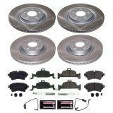 Power Stop 17-18 Audi A4 Front and Rear Semi-Coated Rotor Kit (1x psbSC7431, 1x psbSC7648) thumbnail 5