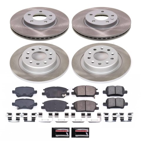 Power Stop 17-18 Buick LaCrosse Front and Rear Semi-Coated Rotor Kit (1x psbSC7400, 1x psbSC7717) thumbnail 5