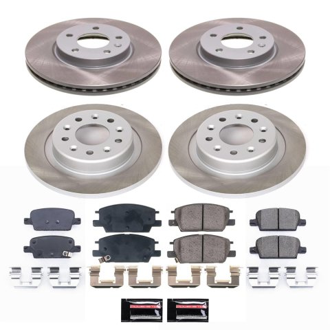 Power Stop 16-20 Chevrolet Malibu Front and Rear Semi-Coated Rotor Kit (1x psbSC7400, 1x psbSC7722) thumbnail 5