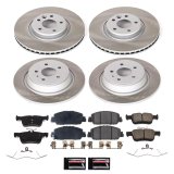 Power Stop 2017 Ford Escape Front and Rear Semi-Coated Rotor Kit (1x psbSC6349, 1x psbSC7723) thumbnail 4