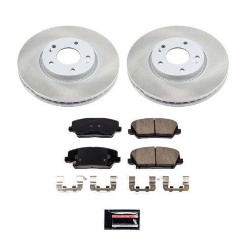Power Stop 2017 Hyundai Veloster Front and Rear Semi-Coated Rotor Kit (1x psbSC6502, 1x psbSC7673) thumbnail 3