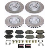 Power Stop 17-22 Jeep Compass Front and Rear Semi-Coated Rotor Kit (1x psbSC7299, 1x psbSC7736) thumbnail 2