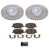 Power Stop 17-22 Jeep Compass Front and Rear Semi-Coated Rotor Kit (1x psbSC7299, 1x psbSC7736) thumbnail 3