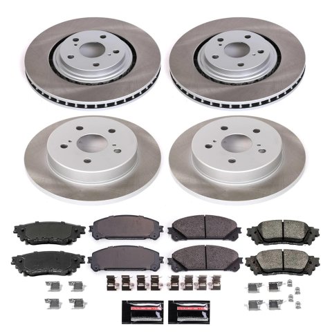 Power Stop 15-17 Lexus NX0t Front and Rear Semi-Coated Rotor Kit (1x psbSC4713, 1x psbSC7739) thumbnail 4