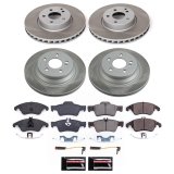 Power Stop 10-16 Mercedes-Benz E350 Front and Rear Semi-Coated Rotor Kit (1x psbSC5792, 1x psbSC6359) thumbnail 1