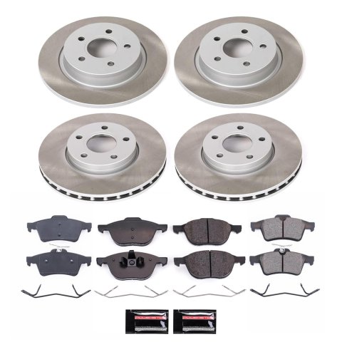 Power Stop 12-13 Volvo C30 Front and Rear Semi-Coated Rotor Kit (1x psbSC4613, 1x psbSC5976) thumbnail 5