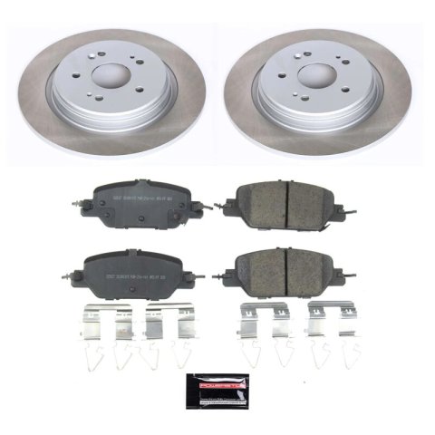 Power Stop 17-23 Honda CR-V Front and Rear Semi-Coated Rotor Kit (1x psbSC7528, 1x psbSC7872) thumbnail 6