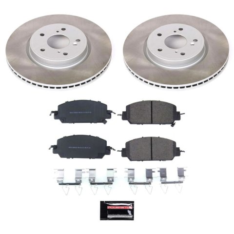 Power Stop 17-23 Honda CR-V Front and Rear Semi-Coated Rotor Kit (1x psbSC7528, 1x psbSC7872) thumbnail 7