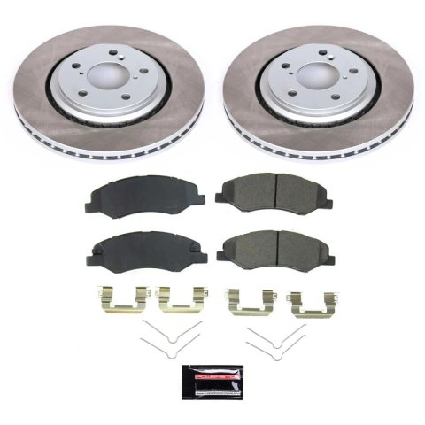 Power Stop 18-20 Honda Odyssey Front and Rear Semi-Coated Rotor Kit (1x psbSC7670, 1x psbSC7903) thumbnail 6