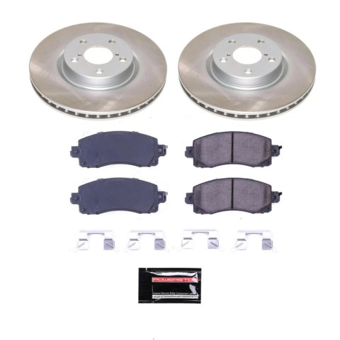Power Stop 17-22 Subaru Impreza Front and Rear Semi-Coated Rotor Kit (1x psbSC6107, 1x psbSC7891) thumbnail 7
