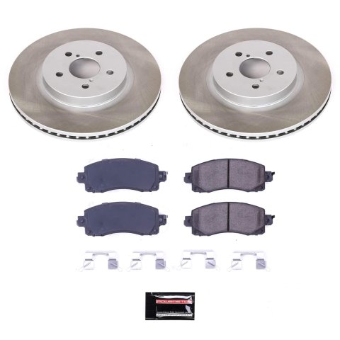 Power Stop 18-22 Subaru Crosstrek Front and Rear Semi-Coated Rotor Kit (1x psbSC6107, 1x psbSC7892) thumbnail 8