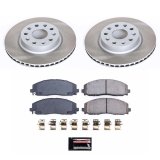 Power Stop 18-22 Jeep Wrangler Front and Rear Semi-Coated Rotor Kit (1x psbSC7941, 1x psbSC7943) thumbnail 2