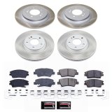 Power Stop 19-21 Hyundai Tucson Front and Rear Semi-Coated Rotor Kit (1x psbSC7355, 1x psbSC8016) thumbnail 5