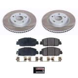 Power Stop 18-22 Honda Accord Front and Rear Semi-Coated Rotor Kit (1x psbSC6515, 1x psbSC8063) thumbnail 2