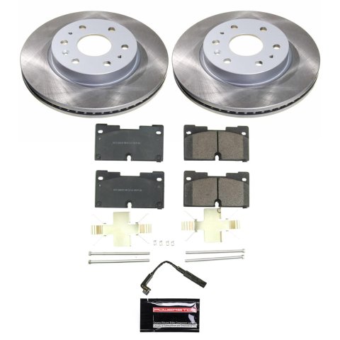 Power Stop 21-23 Cadillac Escalade Front and Rear Semi-Coated Rotor Kit (1x psbSC8172, 1x psbSC8173) thumbnail 2