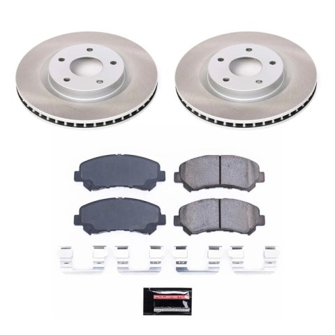 Power Stop 08-13 Nissan Rogue Front and Rear Semi-Coated Rotor Kit (1x psbSC4724, 1x psbSC7881) thumbnail 7