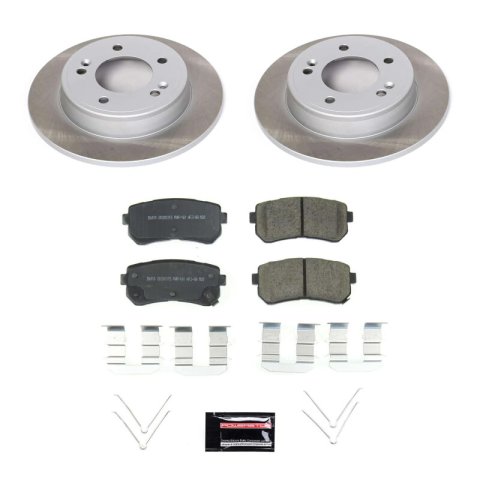 Power Stop 18-22 Hyundai Kona Front and Rear Semi-Coated Rotor Kit (1x psbSC8277, 1x psbSC8279) thumbnail 2