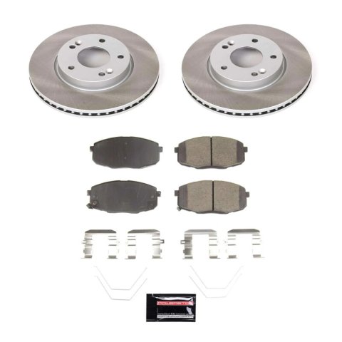 Power Stop 18-22 Hyundai Kona Front and Rear Semi-Coated Rotor Kit (1x psbSC8277, 1x psbSC8279) thumbnail 3