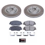 Power Stop 2019 Hyundai Santa Fe XL Front and Rear Semi-Coated Rotor Kit (1x psbSC7513, 1x psbSC8283) thumbnail 6