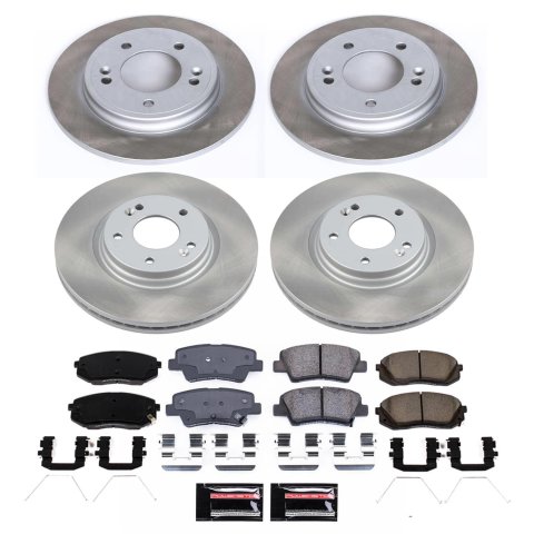 Power Stop 19-21 Hyundai Veloster Front and Rear Semi-Coated Rotor Kit (1x psbSC8011, 1x psbSC8331) thumbnail 5