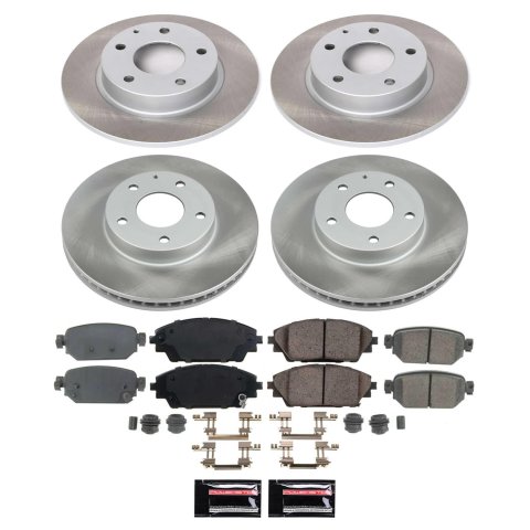 Power Stop 19-21 Mazda CX-3 Front and Rear Semi-Coated Rotor Kit (1x psbSC6974, 1x psbSC7515) thumbnail 5