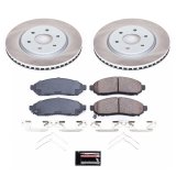 Power Stop 16-22 Nissan Frontier Front and Rear Semi-Coated Rotor Kit (1x psbSC4621, 1x psbSC8325) thumbnail 6