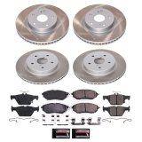 Power Stop 2015 Subaru Legacy Front and Rear Semi-Coated Rotor Kit (1x psbSC7039, 1x psbSC8404) thumbnail 5
