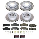 Power Stop 19-22 Ford Ranger Front and Rear Semi-Coated Rotor Kit (1x psbSC8413, 1x psbSC8430) thumbnail 5