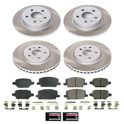 Power Stop 18-22 Buick Encore Front and Rear Semi-Coated Rotor Kit (1x psbSC8316, 1x psbSC8488) thumbnail 5