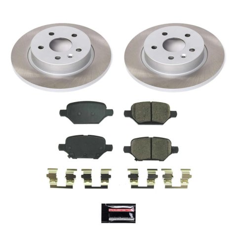 Power Stop 18-22 Buick Encore Front and Rear Semi-Coated Rotor Kit (1x psbSC8316, 1x psbSC8488) thumbnail 7