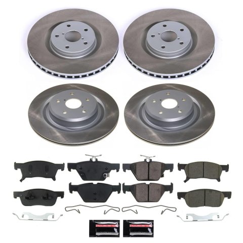 Power Stop 19-20 Subaru Ascent Front and Rear Semi-Coated Rotor Kit (1x psbSC8479, 1x psbSC8493) thumbnail 1