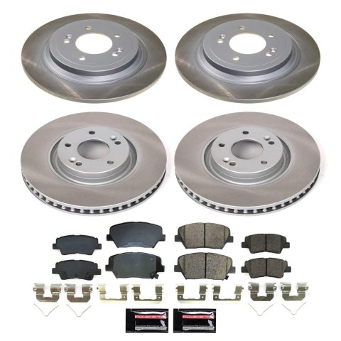 Power Stop 19-22 Hyundai Nexo Front and Rear Semi-Coated Rotor Kit (1x psbSC8271, 1x psbSC8619) thumbnail 1