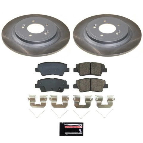 Power Stop 19-22 Hyundai Nexo Front and Rear Semi-Coated Rotor Kit (1x psbSC8271, 1x psbSC8619) thumbnail 2