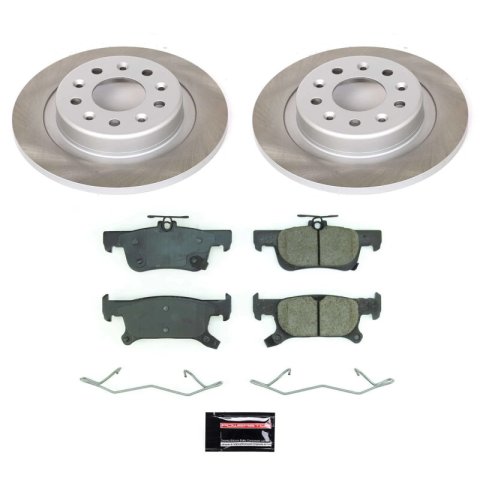 Power Stop 17-18 Buick Envision Front and Rear Semi-Coated Rotor Kit (1x psbSC7661, 1x psbSC8624) thumbnail 7