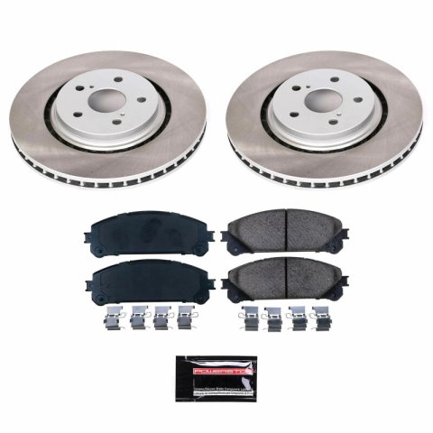Power Stop 20-21 Toyota Avalon Front and Rear Semi-Coated Rotor Kit (1x psbSC7688, 1x psbSC8333) thumbnail 6
